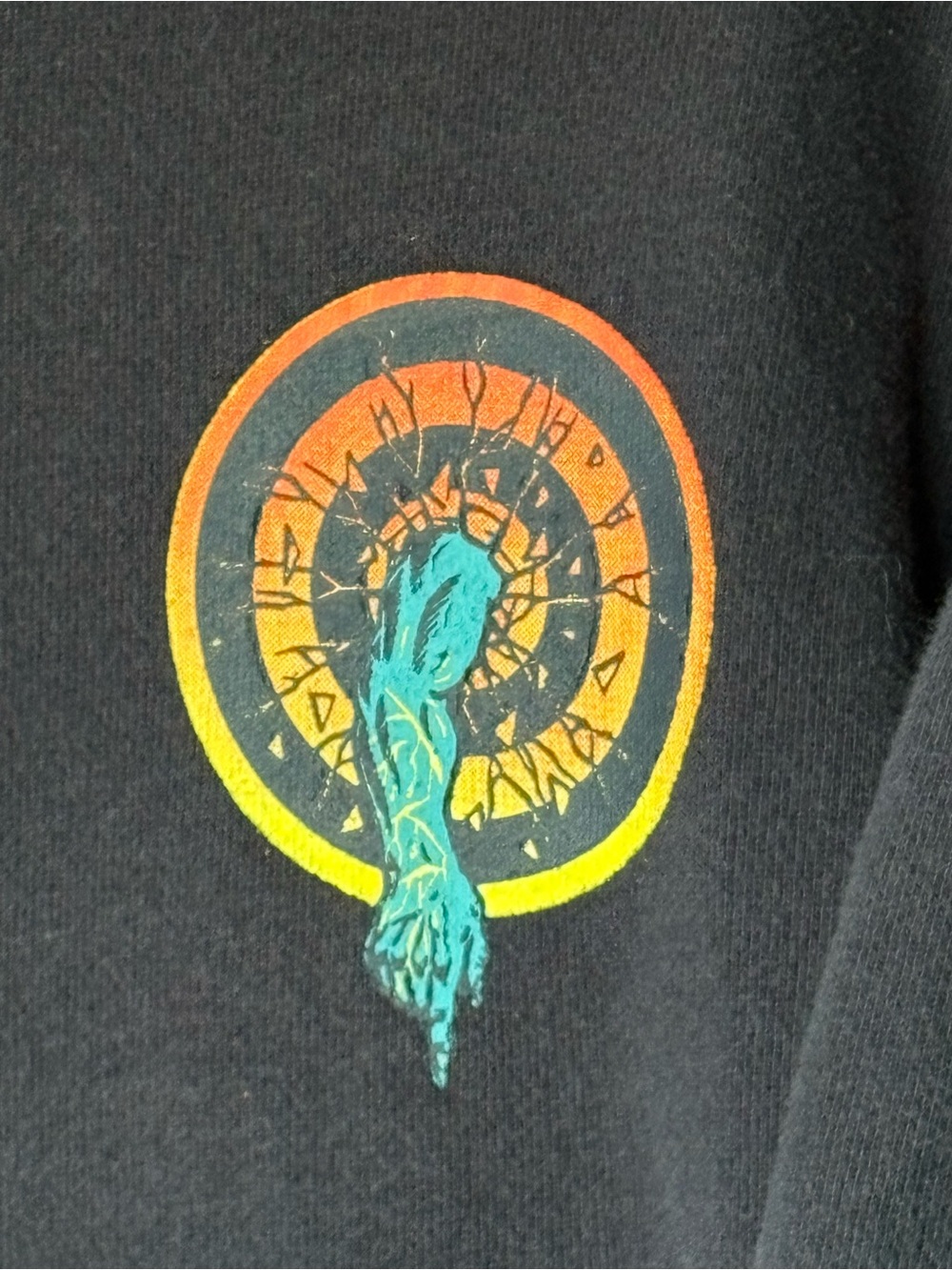 Santa Cruz Skateboards Navy Blue Crewneck Sweatshirt Men’s Medium - Picture 3 of 7